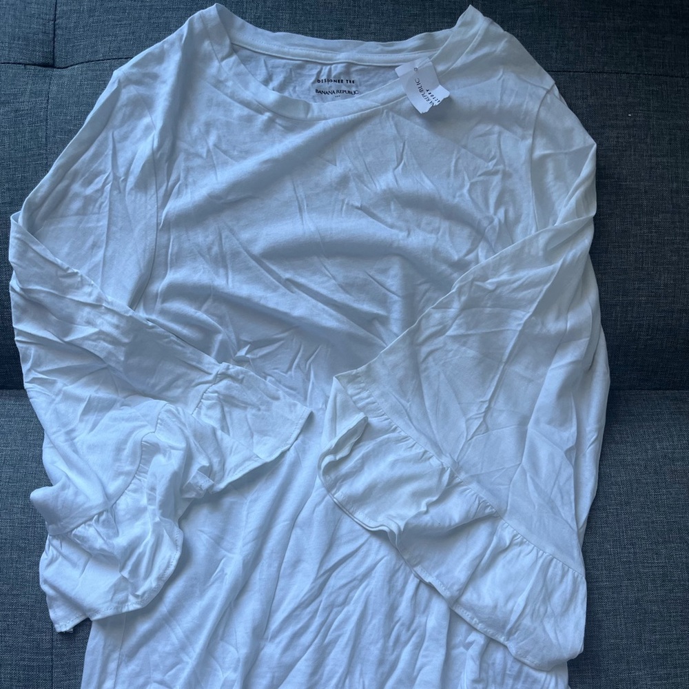 flowy banana republic blouse